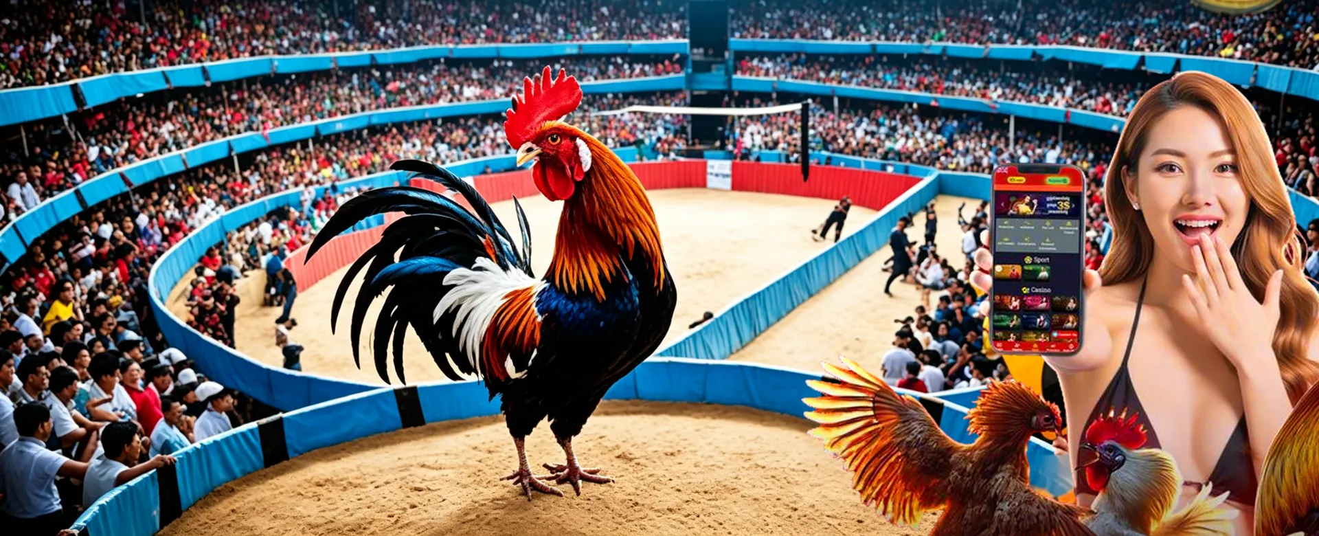 PHTALA Sports Betting action with golden glow